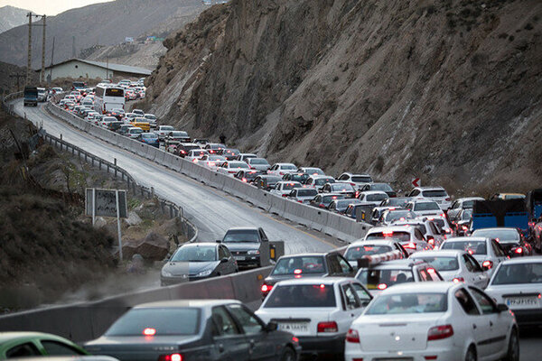 ترافیک پرحجم و روان در جاده‌های مازندران